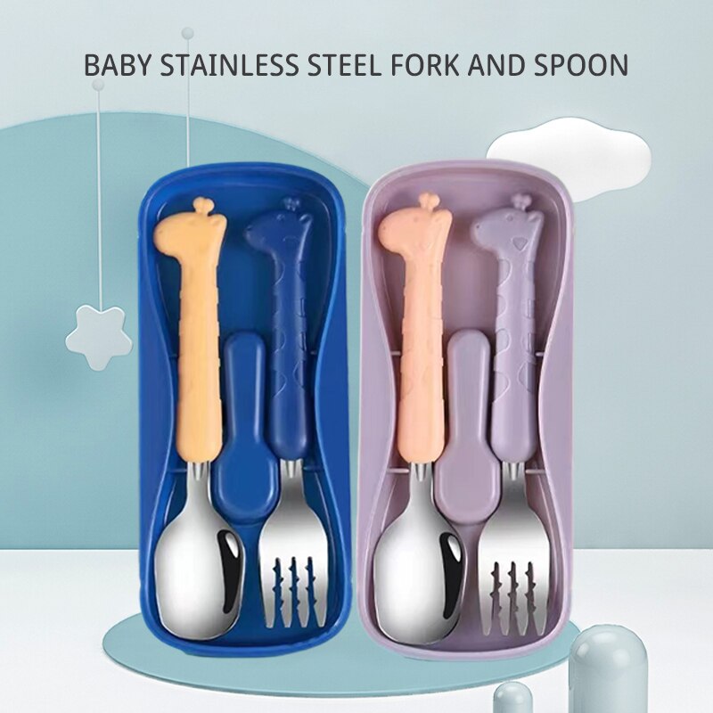 Baby Food Knife Set - 2피스 어린이 식기 세트 | 304