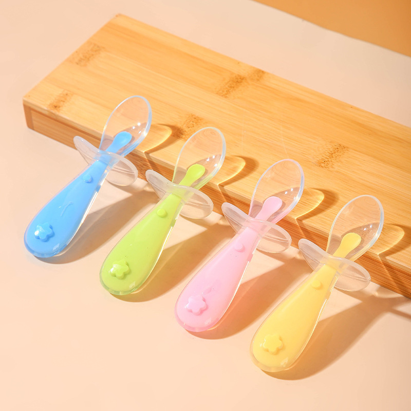 Baby Rice Food - 아기 실리콘 스푼, 아기 쌀 페이스트