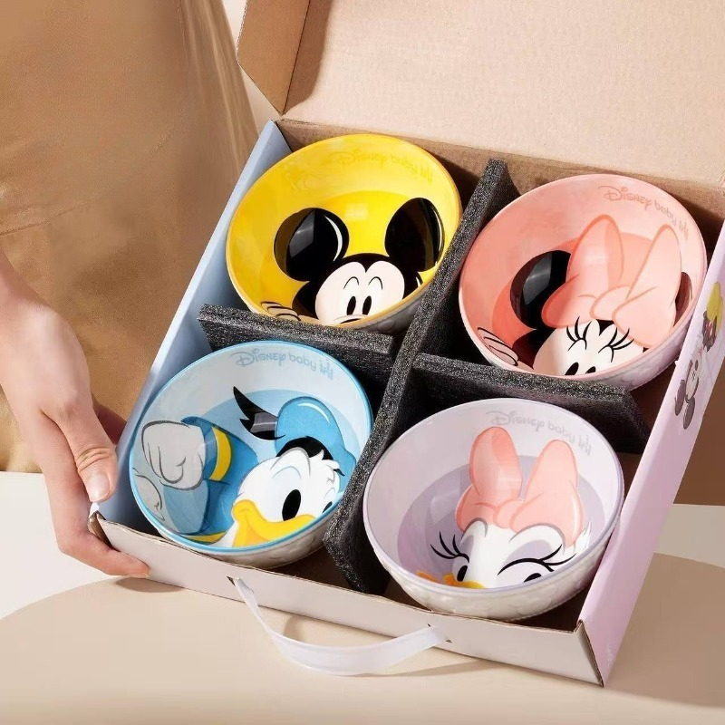 Baby Food Knife Set - 디즈니 어린이용 세라믹 그릇 세트 언더글레이즈