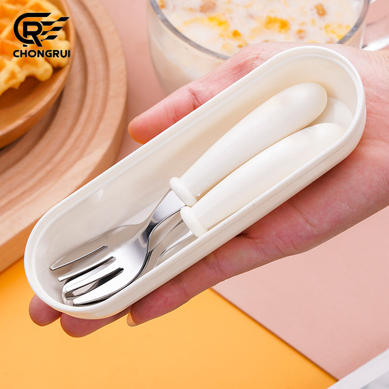 Baby Food Knife Set - 유아 훈련 수유 숟가락 포크 304