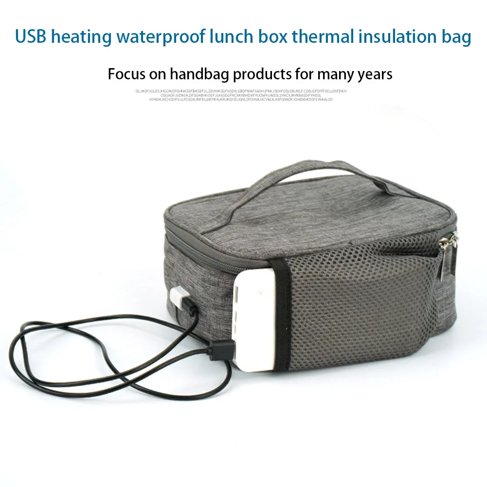 USB 전기 난방 절연 도시락 가방, 미니 도시락 상자 - Baby Food Warmer Portable 리뷰 및 가격