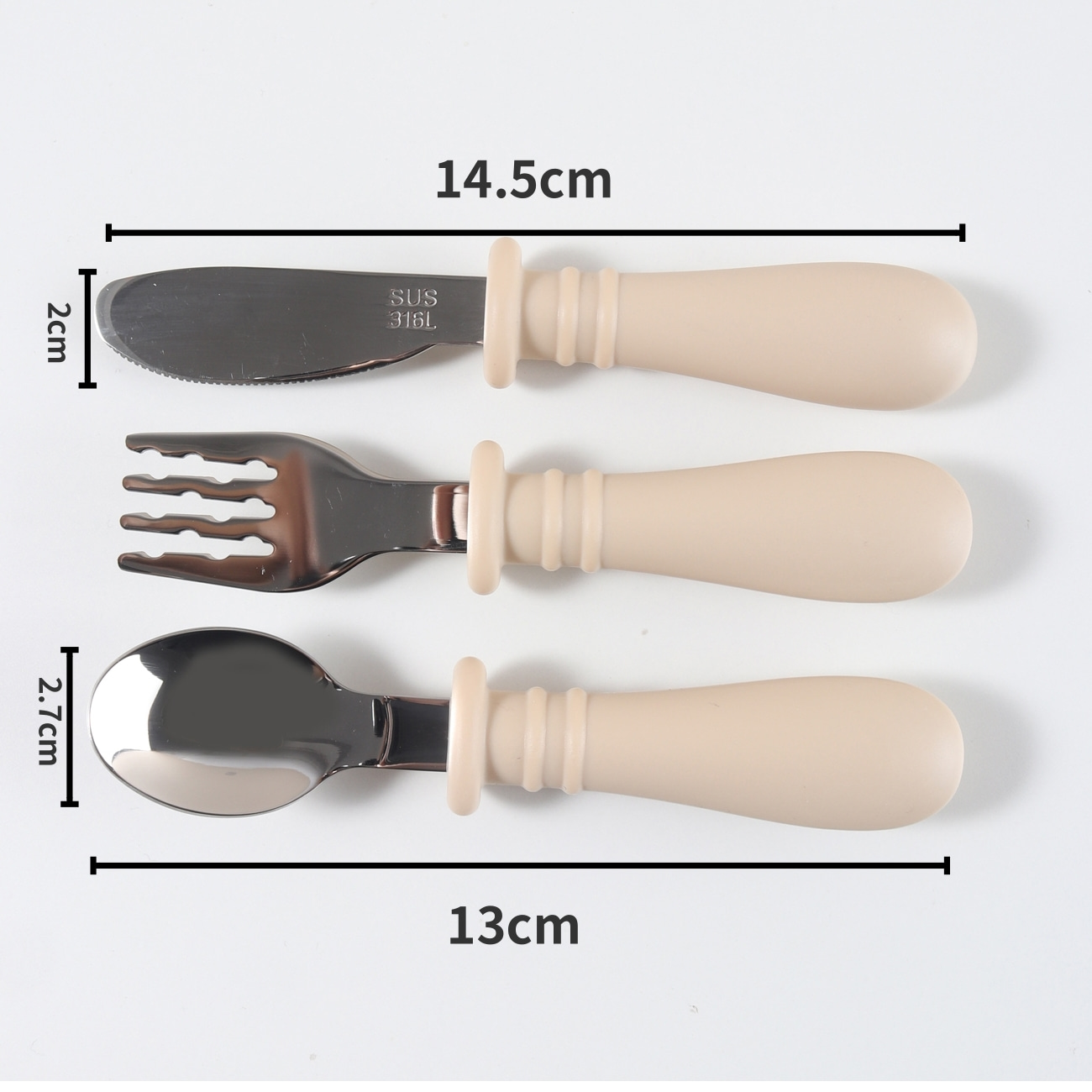맞춤형 실리콘 스푼&포크 나이프 세트 - 식품 등급 B - Baby Food Knife Set 리뷰 및 가격