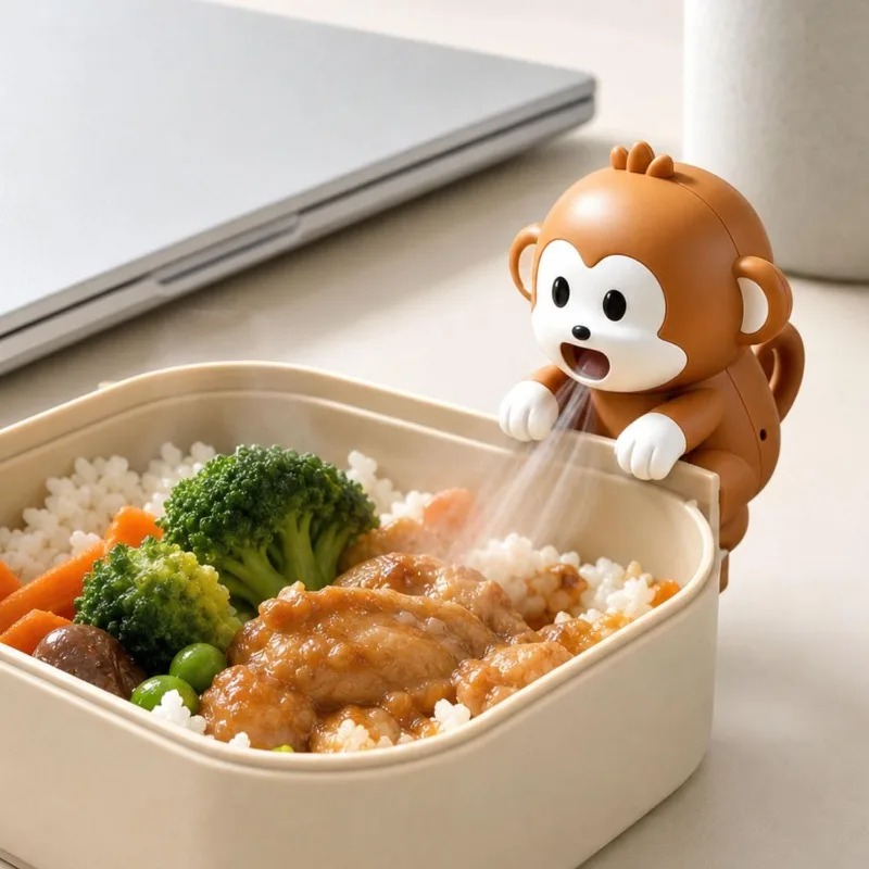 휴대용 원숭이 모양 음식 냉각 팬 USB 충전식 3단  - Baby Food Kids 리뷰 및 가격