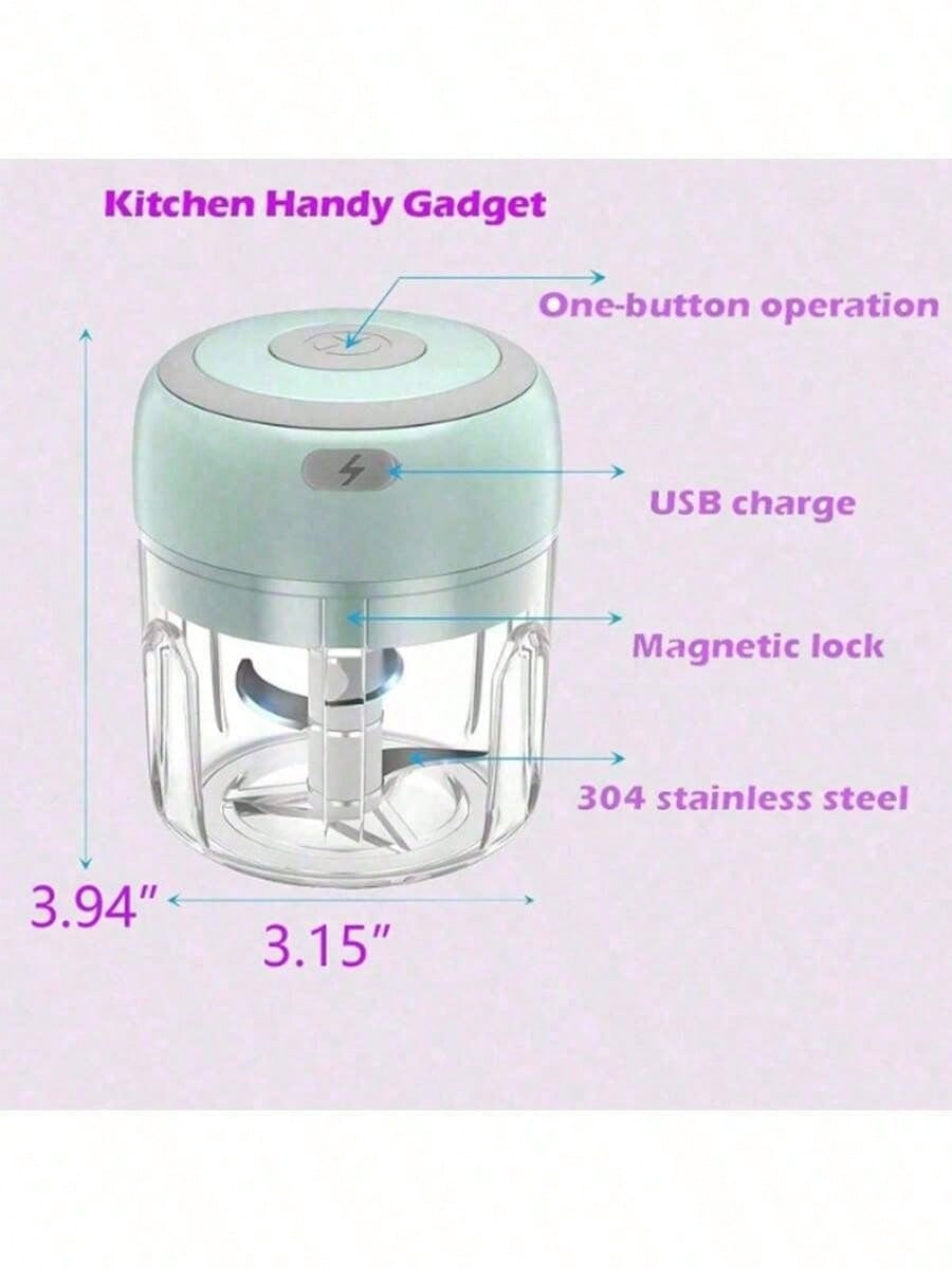 휴대용 충전식 미니 마늘 분쇄기 방수 간편 세척 전기  - Baby Food Grinder 리뷰 및 가격