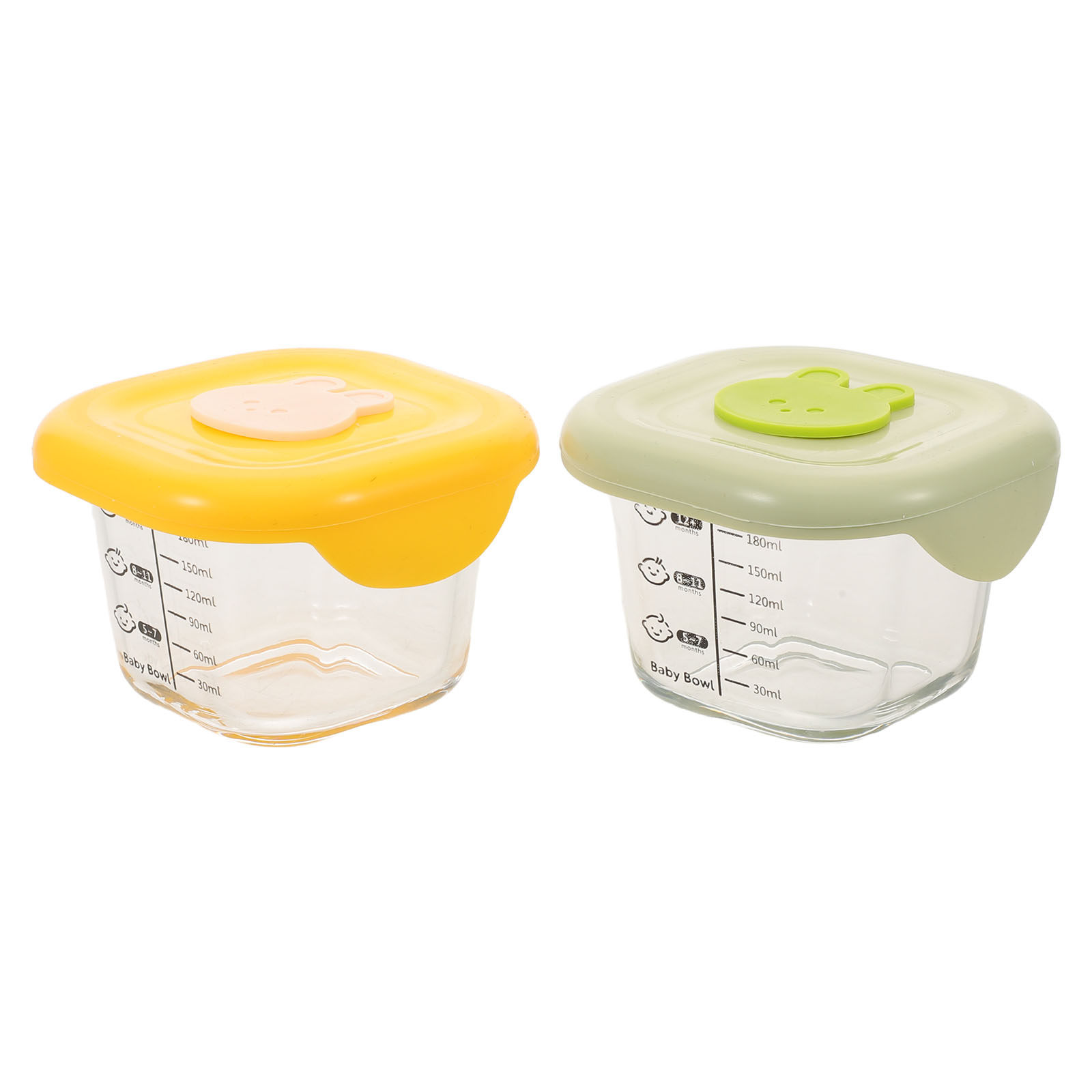 2Pcs 아기 음식 보관 상자 230Ml 재사용 가능한 - Baby Food Yellow 리뷰 및 가격
