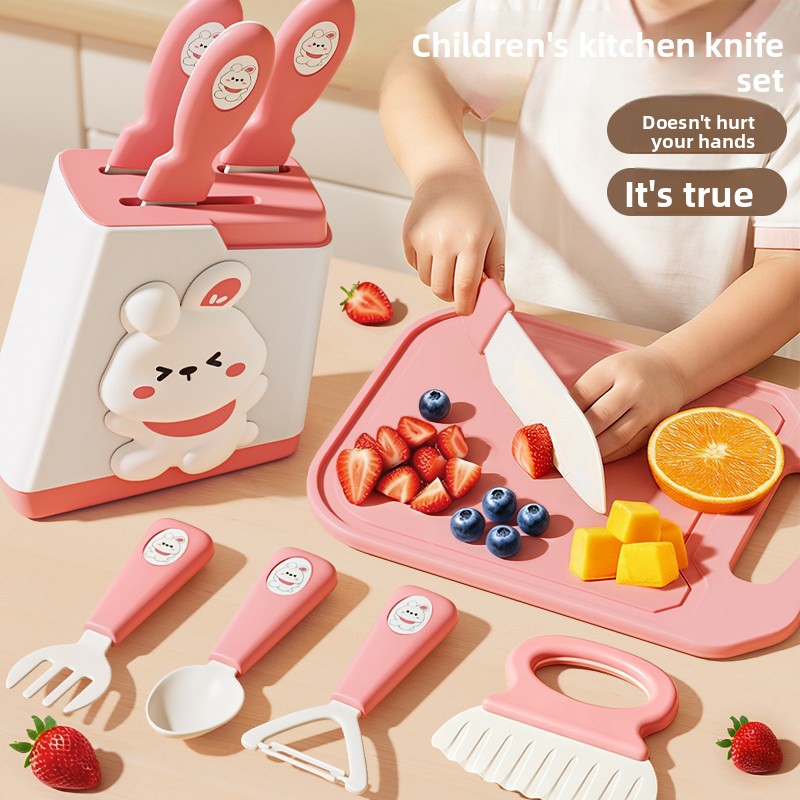 어린이 주방 놀이 세트, 실제처럼 잘라먹을 수 있는 요 - Baby Food Knife Set 리뷰 및 가격