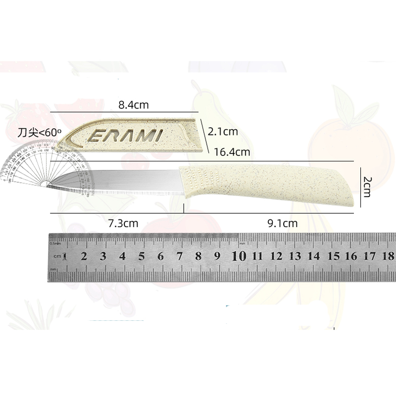 밀짚 도마 4종 세트, 과일칼 세트, 과일 도마, 주방 - Baby Food Knife Set 리뷰 및 가격