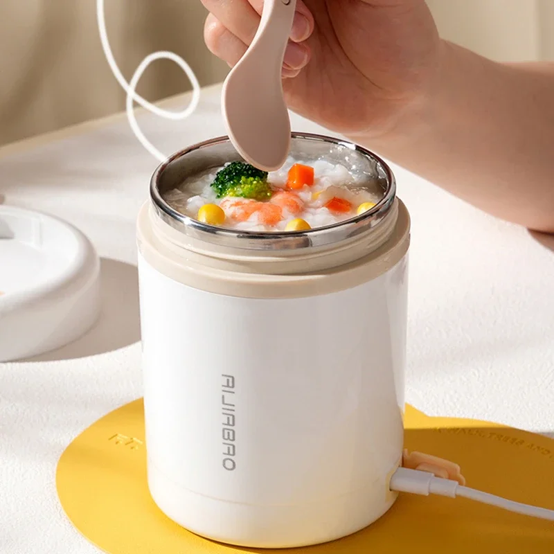 600ML 휴대용 USB 전기 난방 도시락 상자 스테인 - Baby Food Warmer Portable 리뷰 및 가격