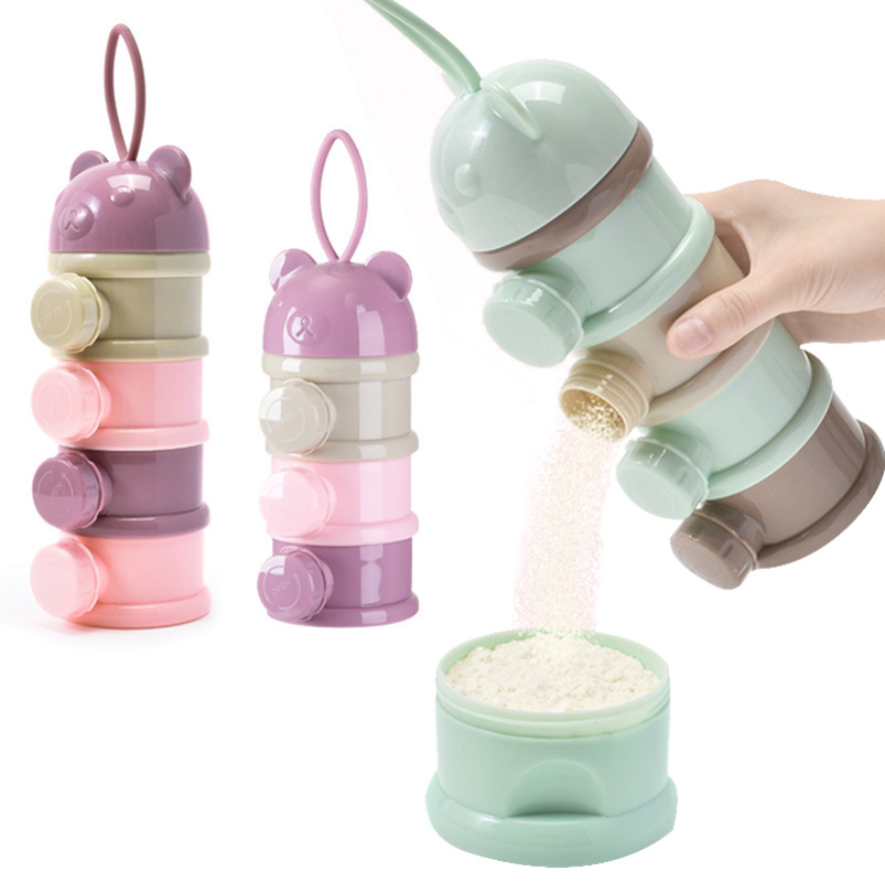 저장 3/4 계층 휴대용 식품 용기 분말 우유 분말 카 - Baby Food Nan 리뷰 및 가격