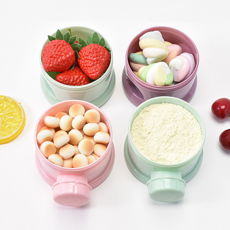 저장 3/4 계층 휴대용 식품 용기 분말 우유 분말 카 - Baby Food Nan 리뷰 및 가격