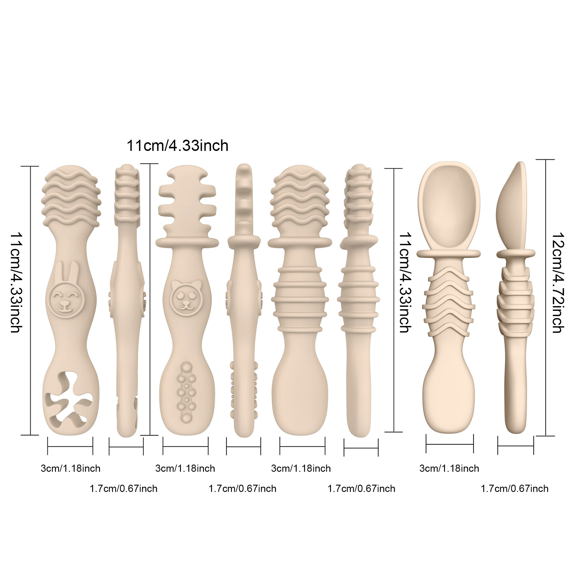 4pcs 실리콘 이유식 스푼, 6 개월 이상 아기를위한 - Baby Food For 7 Month Old 리뷰 및 가격